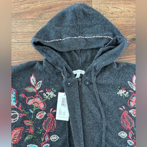 Johnny Was Cashmere Sweater Brenda Cape NWT L/XL - Picture 8 of 16